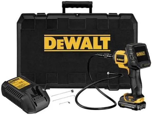 Alt view image 4 of 10 - Dewalt DCT411S1 12V MAX Cordless Lithium-Ion 9mm Inspection Camera with Wireless Screen Kit
