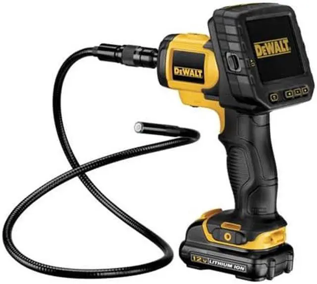 Alt view image 5 of 10 - Dewalt DCT411S1 12V MAX Cordless Lithium-Ion 9mm Inspection Camera with Wireless Screen Kit