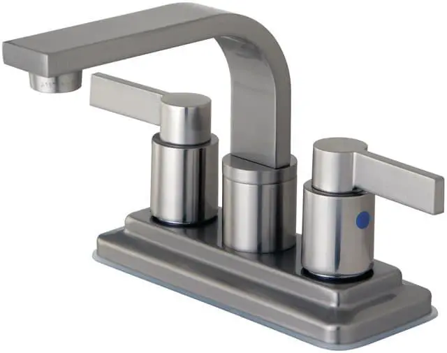 Main image of Kingston Brass KB8468NDL NUVO FUSION Euro high Rise Spout Lavatory Faucet With B