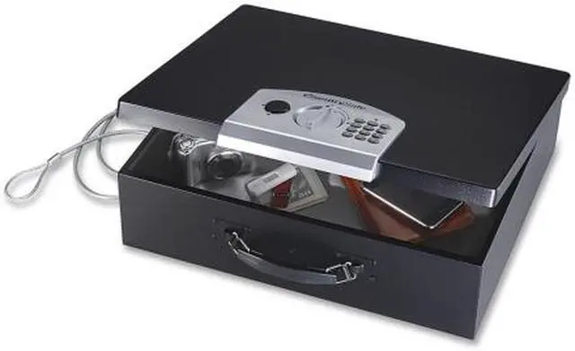 Main image of Sentry Safe PL048E Portable Security Safe 0.49 ft³ - Electronic Lock Bolt(s) - 5.8" x 17.5" x 13.6" - Black