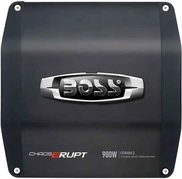 Alt view image 2 of 17 - BOSS AUDIO BOS13-CER450.2 CHAOS ERUPT SERIES 900W 2-CHANNEL CAR AUDIO POWER AMP