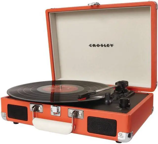 Main image of CROSLEY CR8005A-OR Cruiser Portable Turntable (Orange)