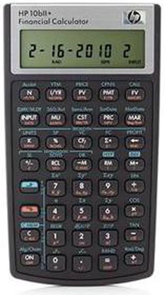 Alt view image 2 of 6 - HP Calculators NW239AA#ABA Hp 10bii+ financial calculator
