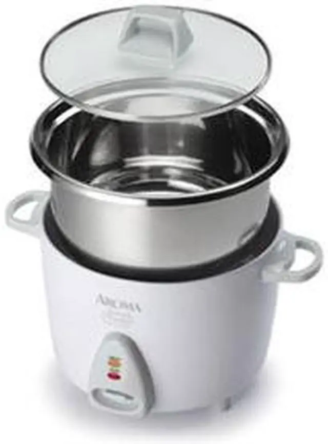 Main image of AROMA ARC-750SG White Simply Stainless 20-Cup Rice Cooker
