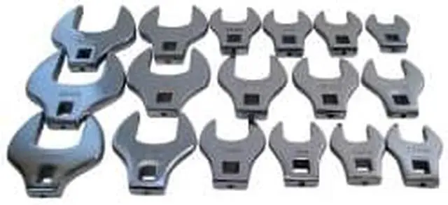 Main image of V-8 Tools 7917 17 Piece 1/2in Drive Jumbo Crowfoot Wrench Set