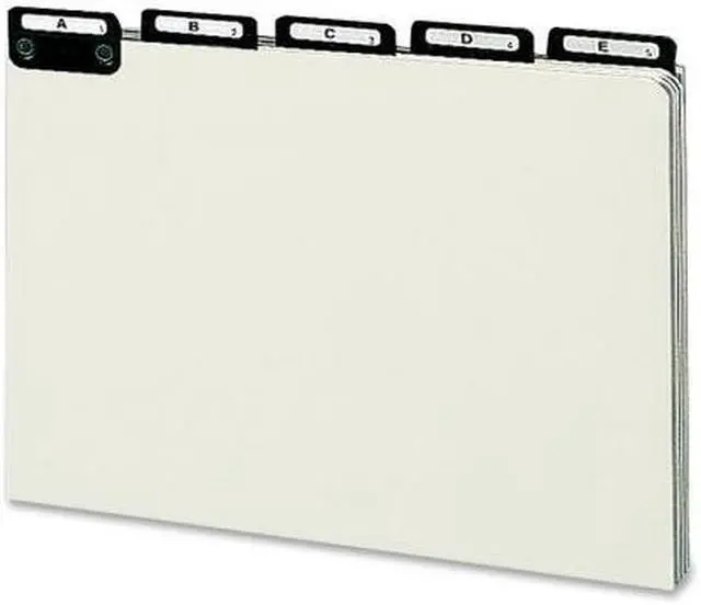 Alt view image 4 of 11 - Smead Pressbrd File Guides A-Z 1/5 Metal Tab Legal GY/GN 52576