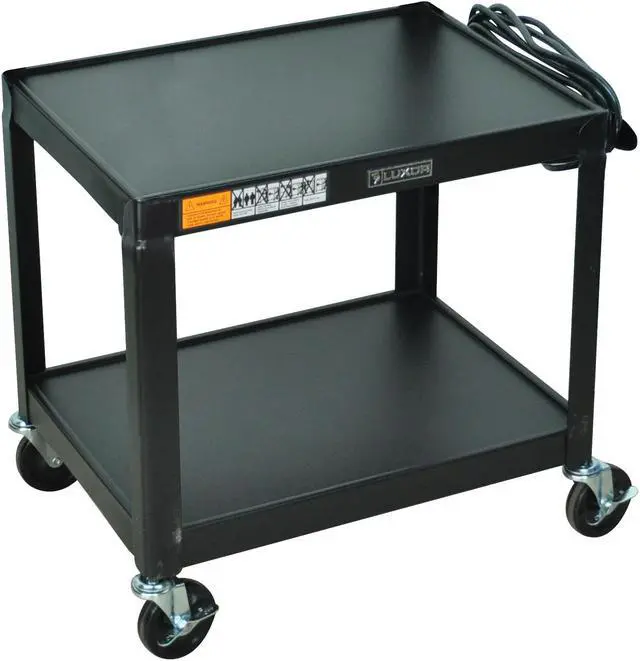 Main image of Luxor AV26 Steel 26" Fixed Height AV Cart Black