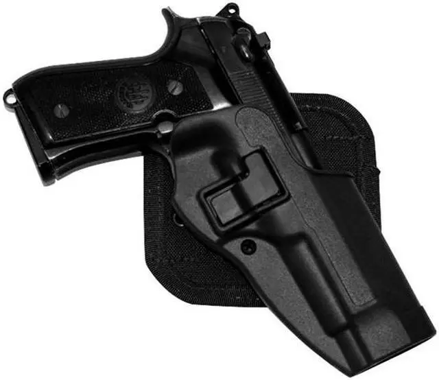 Alt view image 3 of 15 - BlackHawk 410503BK-R CQC Serpa Holster Black R/H Colt Government 1911 & Variants