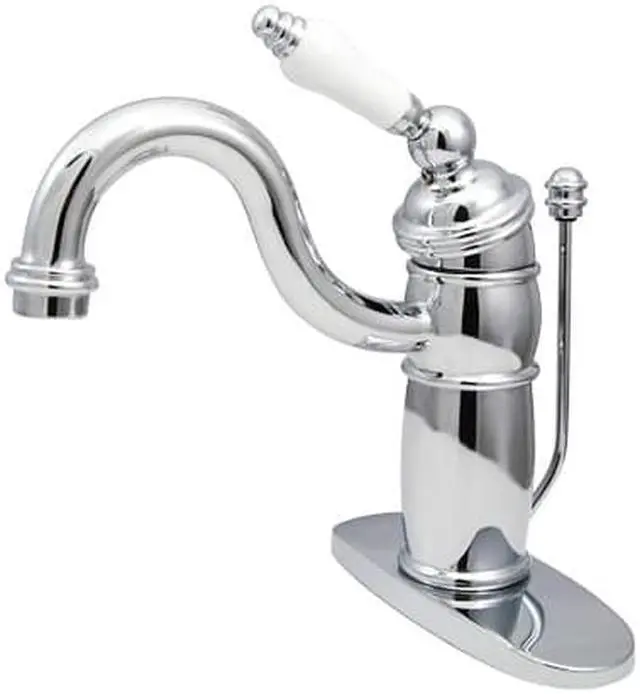 Alt view image 3 of 6 - Victorian Mono Block Lavatory FCT (washerless),w/PL HDL-Chrome Finish