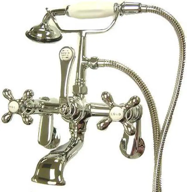 Main image of LEG TUB FILLER W. HAND SHOWER CP, (1) CCMX1H (1)-Chrome Finish