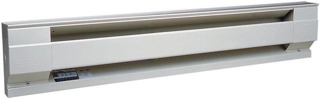 Cadet 4F1000W 240/208V 1000 Watts 48 Electric Baseboard Heater - White