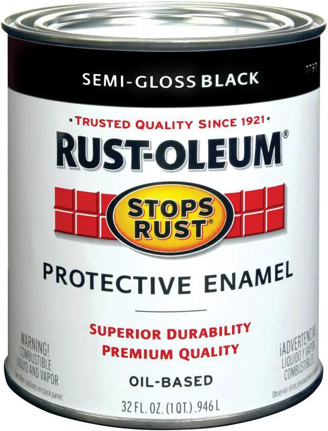 Main image of 7798 QT SEMI GLOSS BLACK PAINT Per 1 EA