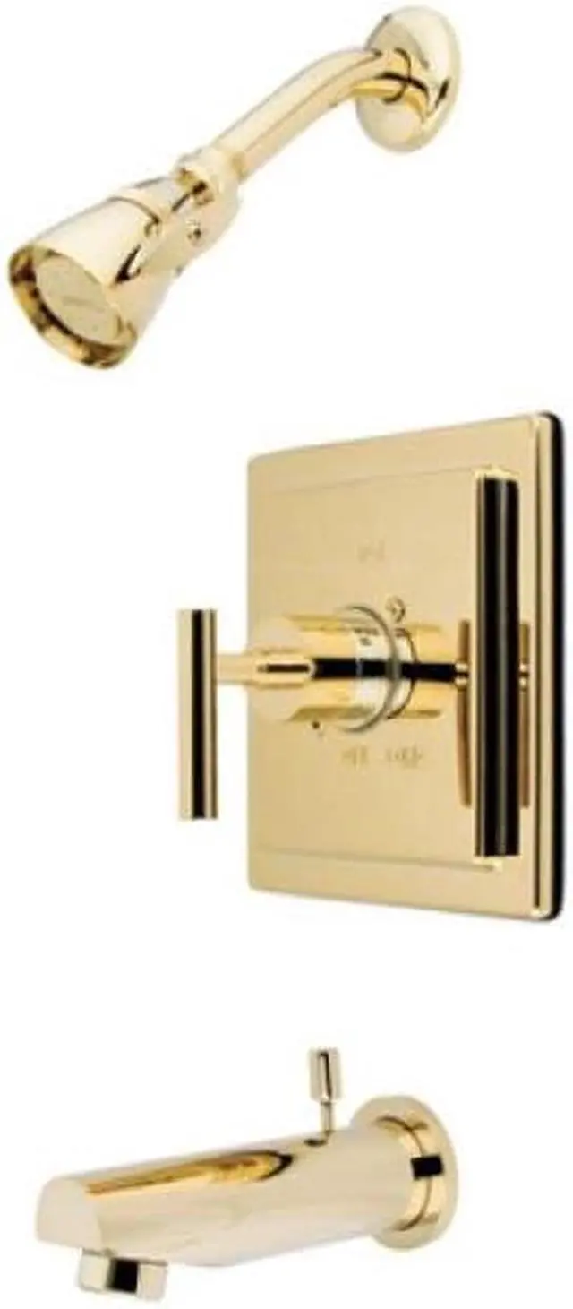 Main image of Kingston Brass KS8791CML Manhattan Double Handle 8" Kitchen Faucet with Non-Meta