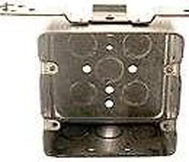 Main image of RACO 681 Electrical Box, 30.3 cu in, Handy Box Type, 2 Gangs, Galvanized Steel,