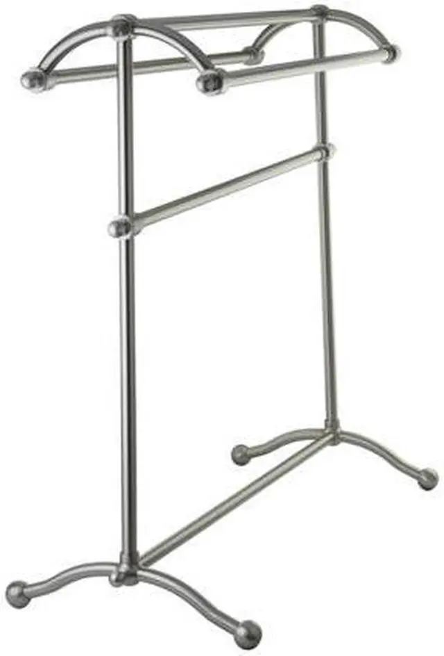 Main image of Kingston Brass SCC2298 Pedestal Towel Rack, Satin Nickel