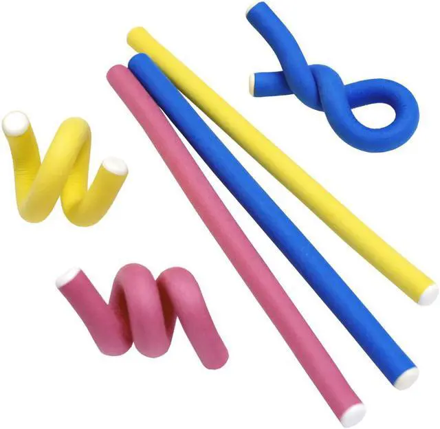 Main image of UT Wire UTW-FT12-03 5 Inch Flexi Ties Yellow/Pink/Blue 8 Pack