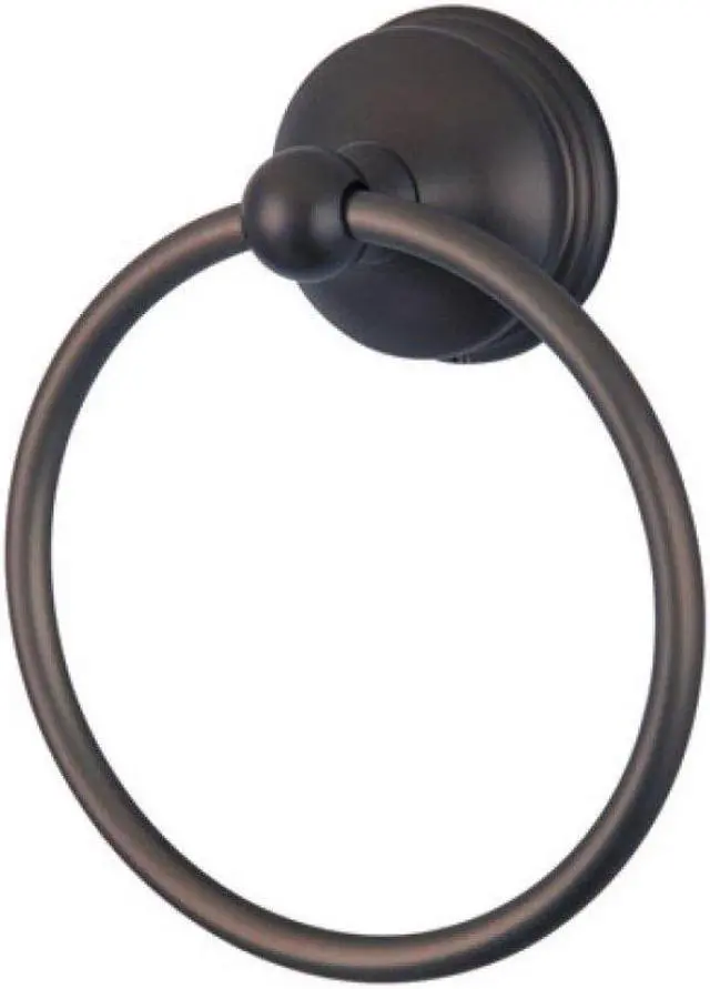 Alt view image 2 of 10 - Kingston Brass BA1164ORB Vintage Towel Ring, Oil Rubbed Bronze