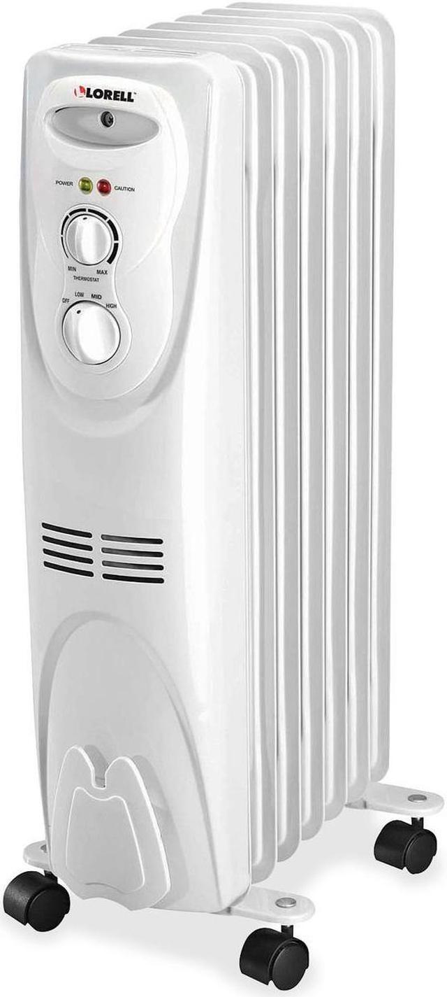 Lorell 3-Setting Heater - 3 x Heat Settings - Portable - White