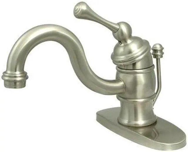 Alt view image 2 of 4 - Kingston Brass KS3408BL Lavatory , Faucet, Satin Nickel
