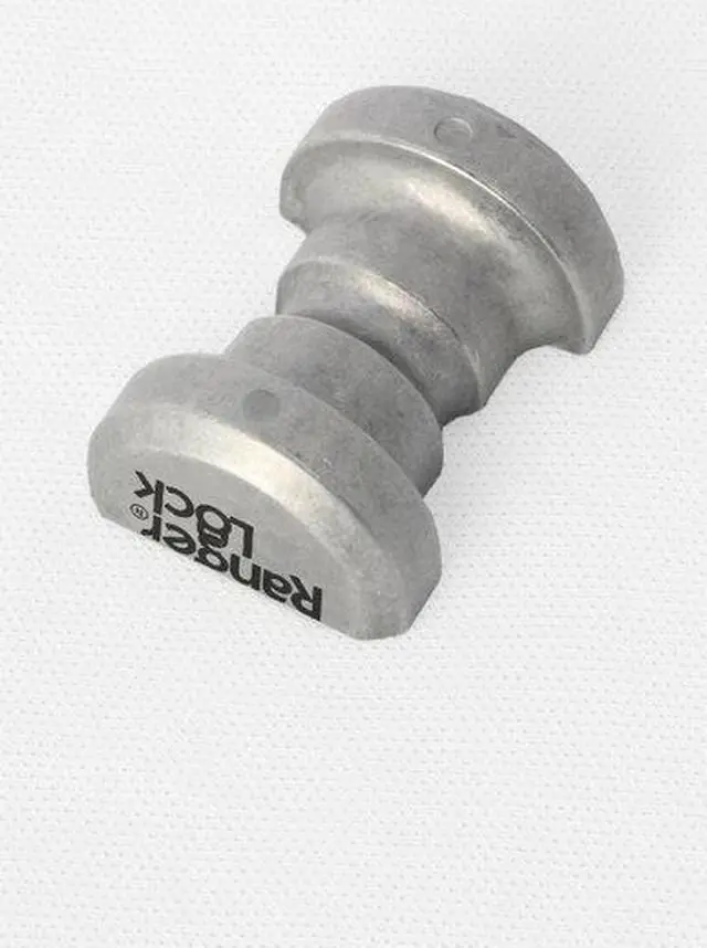 Main image of RANGER LOCK RGDS-00 Padlock Guard,Aluminum,Blk,3/4"L