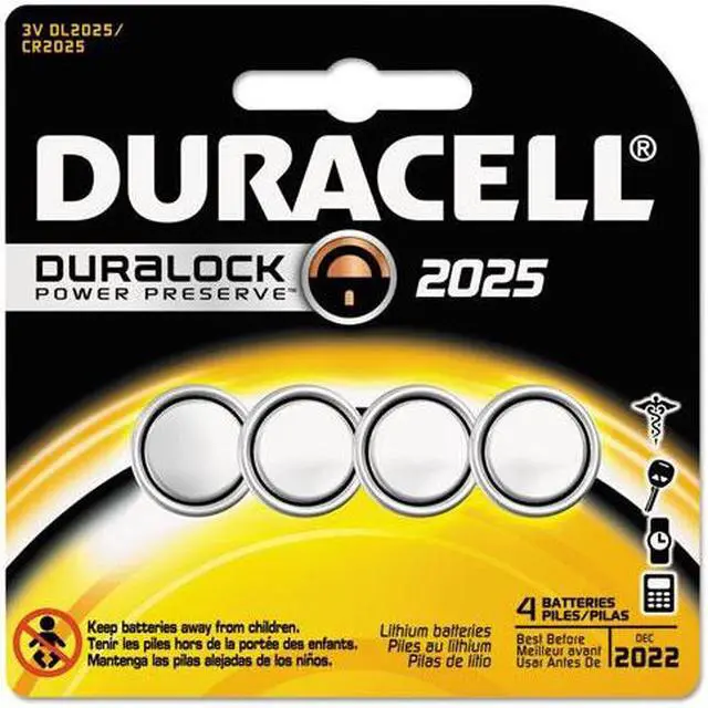 Alt view image 3 of 20 - DURACELL DL20254PK 4-pack Lithium Coin Cell Batteries