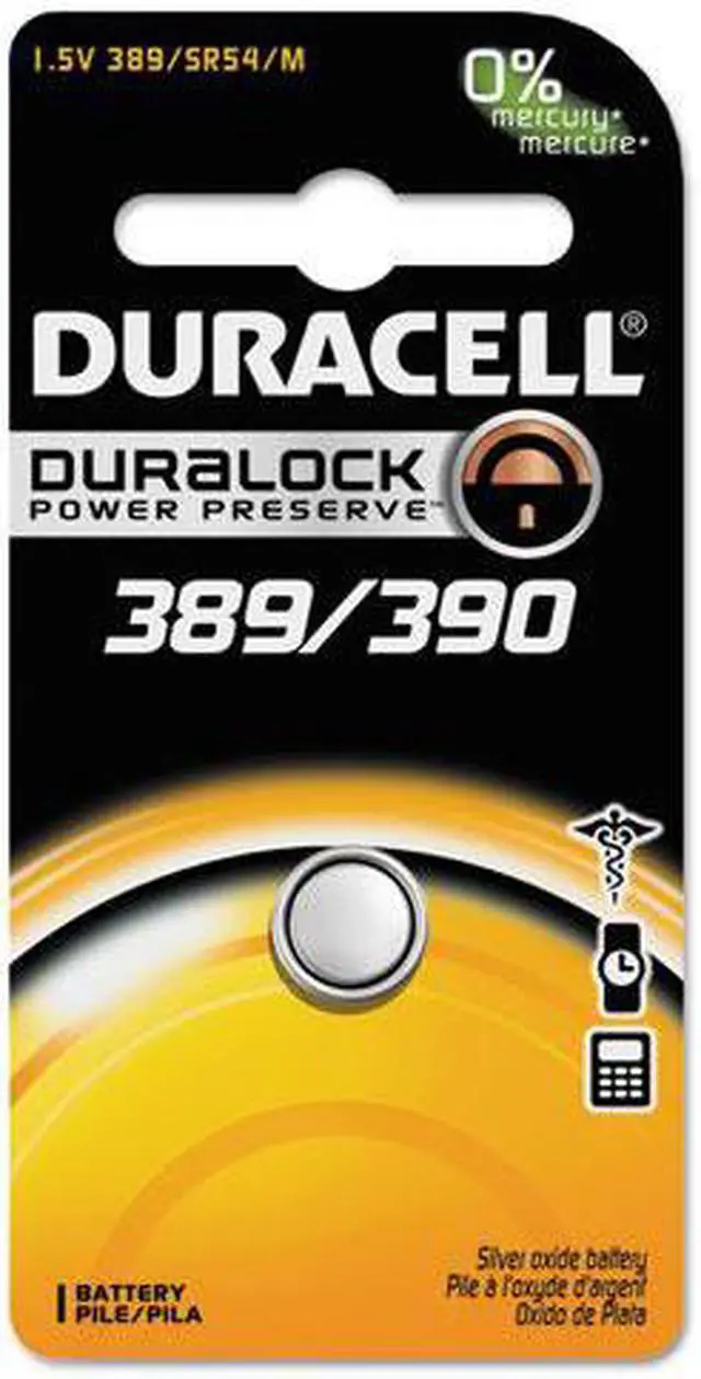 Alt view image 2 of 20 - Duracell Silver Oxide 389/390 Medical Battery 1.5V MND389BPK