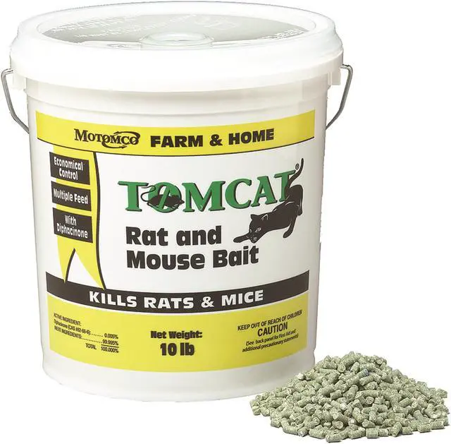 Main image of Motomco Ltd 198869 10 Lb Tomcat Rat and Mouse Bait Pellets