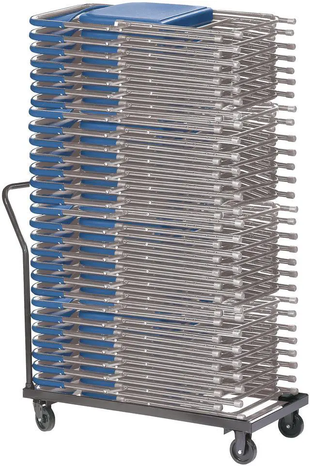 Alt view image 2 of 16 - NPS DY700800 Dolly For 800 Series Chairs - 1,100 lb Capacity - 40" x 19" x 35" - Brown
