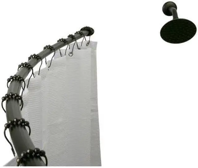 Main image of Kingston Brass CC3175 Vintage Adjustable Hotel Curved Shower Rod