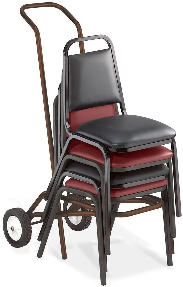 Alt view image 3 of 6 - NPS DY9000 Dolly For 9000 Series Chairs - 1,375 lb Capacity - 18" x 34" x 52 - Brown