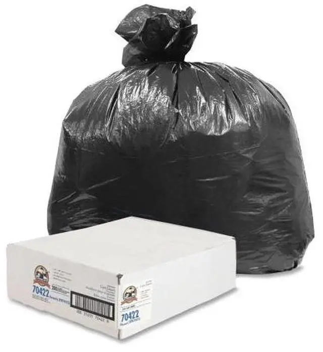 Main image of Genuine Joe Can Liners 56 Gallon .58 mil 43"x47" 200/CT 70422