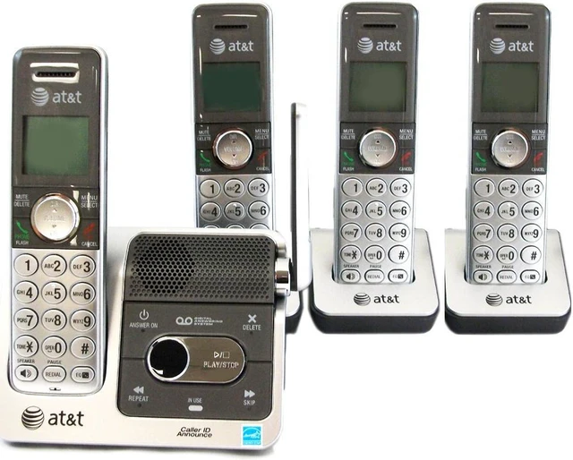Alt view image 3 of 10 - ATT 4-handset DECT
