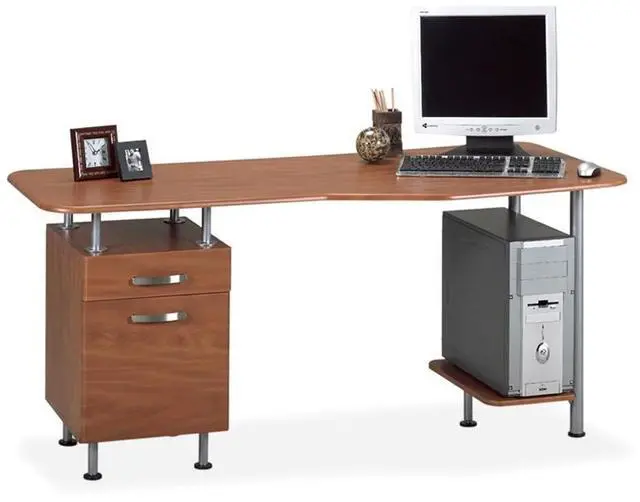 Alt view image 5 of 7 - Mayline Compact Box/File Desk Computer Workstation 1 EA