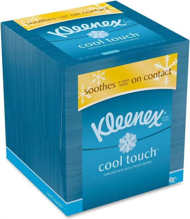 Alt view image 2 of 12 - Kleenex Cool Touch Facial Tissue