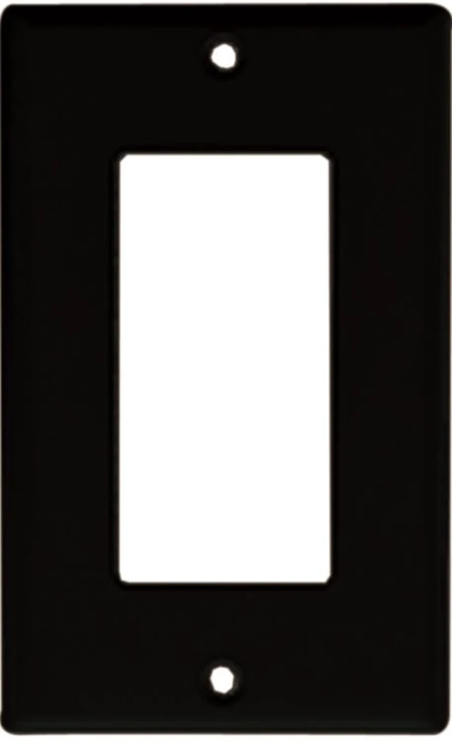 Alt view image 4 of 7 - 1 Gang Decora Plate Black