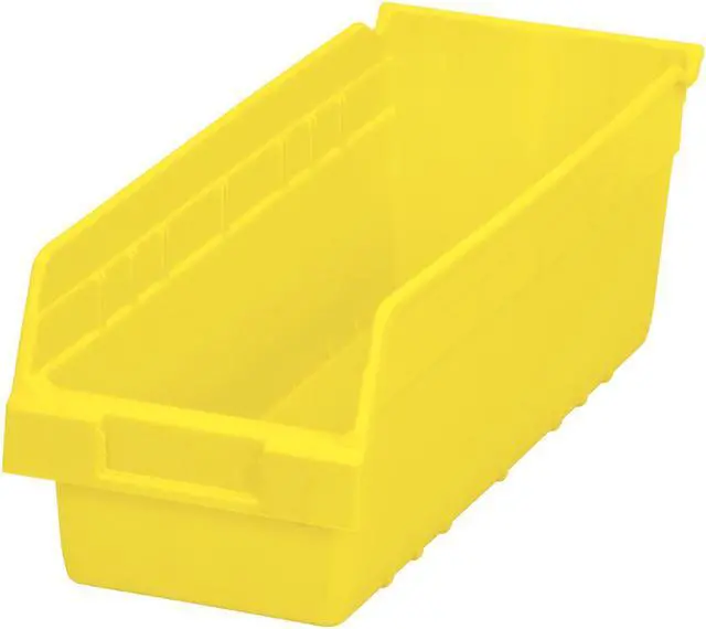 Alt view image 2 of 3 - AKRO-MILS 30098YELLO Yellow Shelf Bin, 17-7/8"L x 6-5/8"W x 6"H