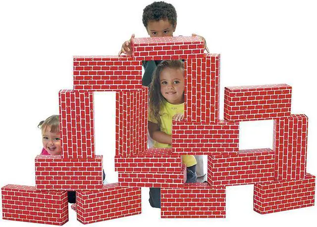 Main image of Smart Monkey Imagibricks Giant Building 16Pc Set Blocks 1016