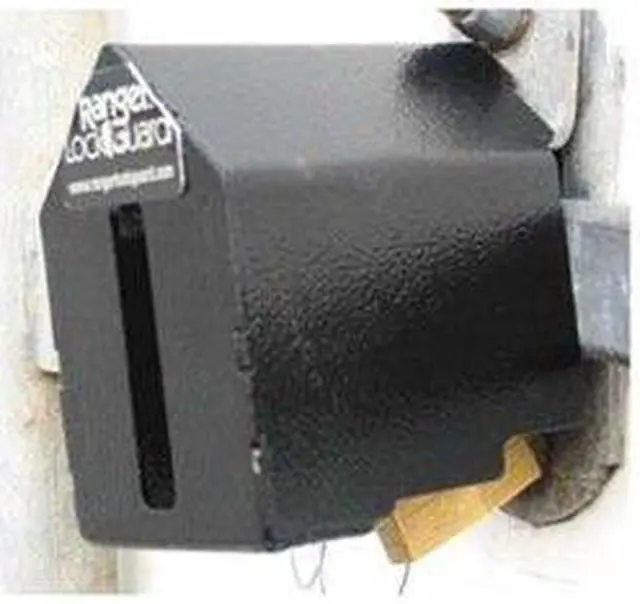 Main image of Ranger Lock RGEX-0L Extended Lock Guard with 2 inch Lock for tractor trailer doo