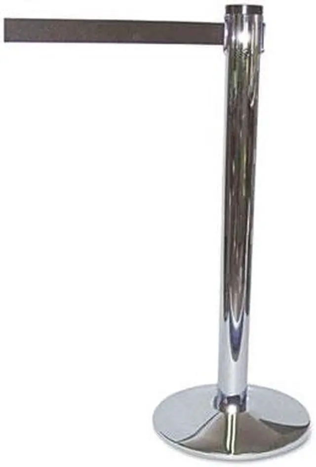 Main image of Tatco 11500 Adjusta-Tape Crowd Control Stanchion Posts  Nylon  40   High  Black  Two per Box