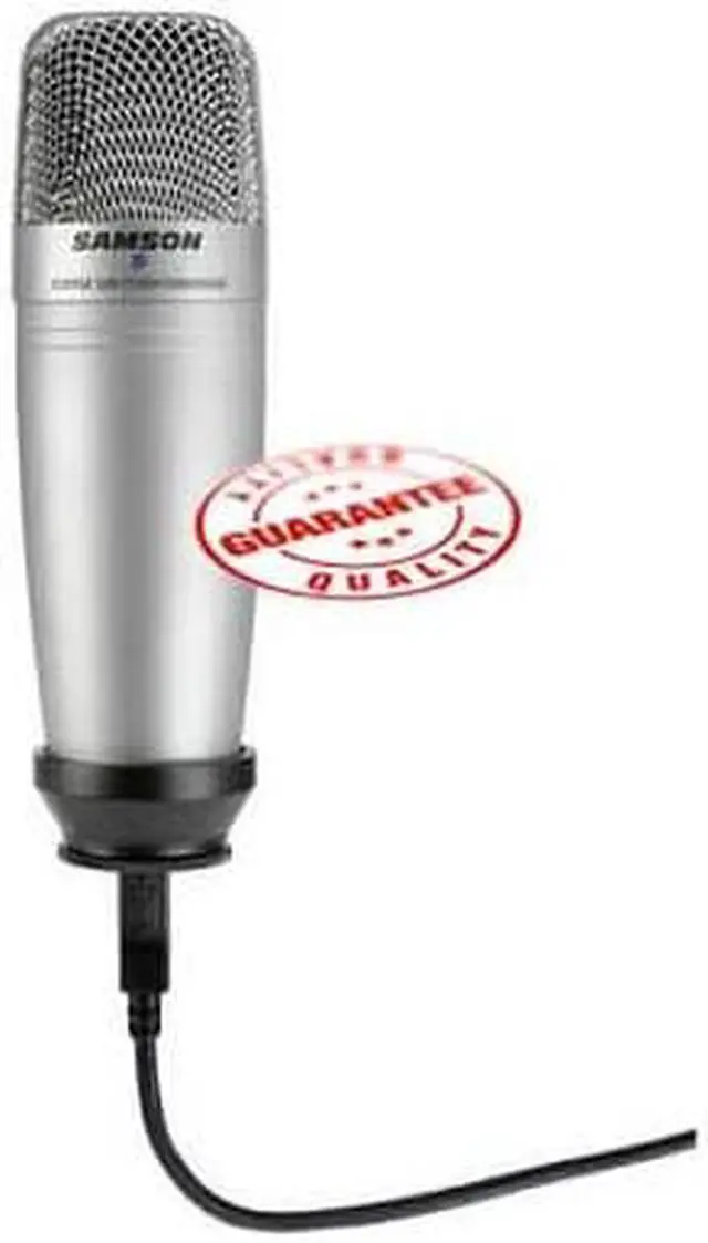 Alt view image 2 of 6 - SAMSON USB Studio Condenser Microphone with Cakewalk Software C01UCW