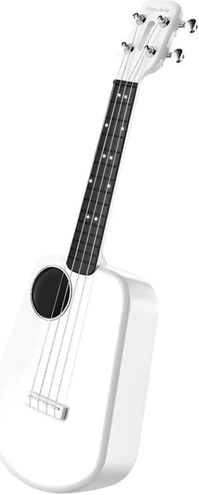 Main image of PopuMusic Populele 2 Compact and Portable Smart Ukulele Carbon Fiber Edition - White