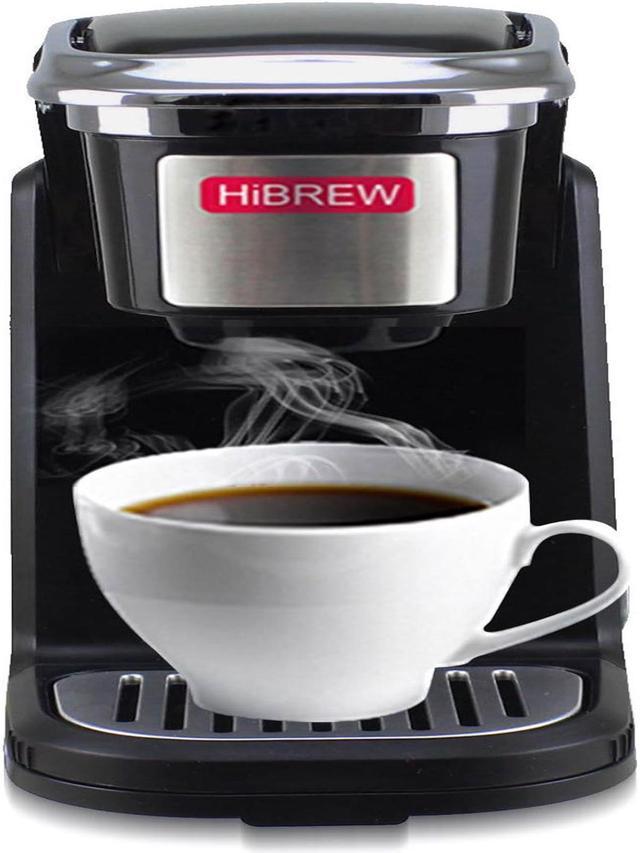 HiBrew Single Serve Compact Portable Travel Size Pod Coffee and