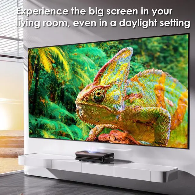 Alt view image 5 of 7 - AWOL VISION 100 inch UST Projector Screen, Ambient Light Rejecting, Fixed Frame