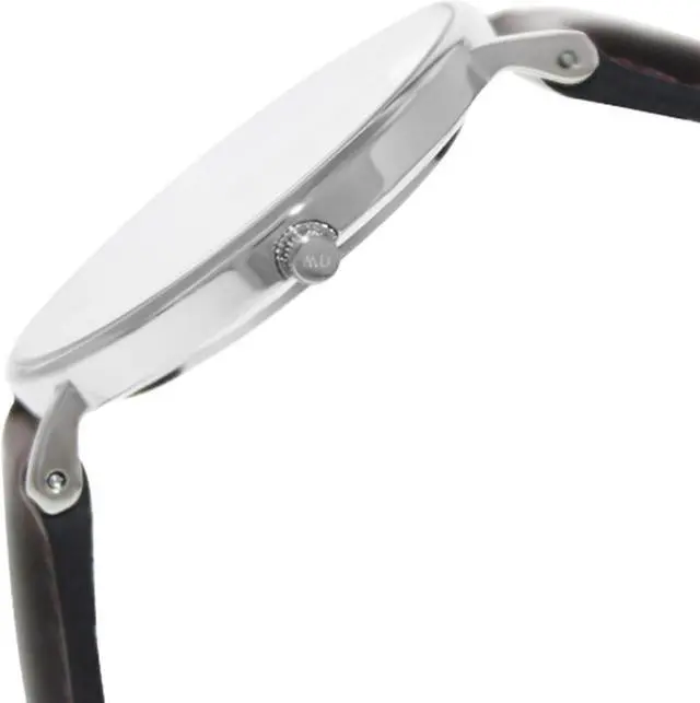 Alt view image 2 of 9 - Daniel Wellington 0611DW Men's Bristol Brown Leather Quartz Watch with Silver Dial