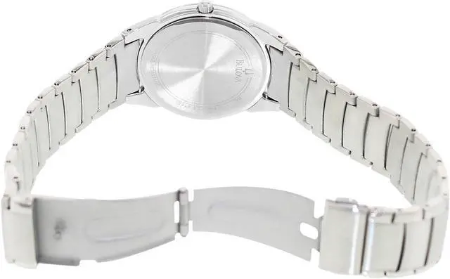 Alt view image 7 of 20 - Bulova Steel Bracelet Date Window Black Dial Men's watch #96B149