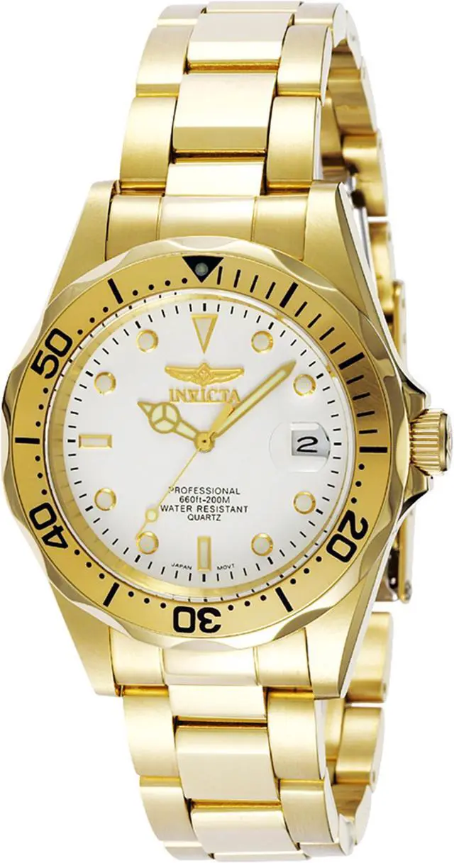 Alt view image 2 of 13 - Invicta Men's Pro Diver 23kt Goldplated