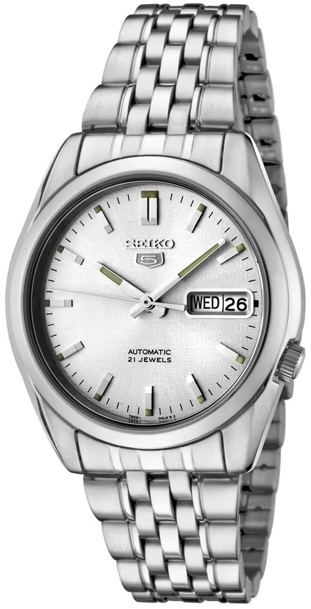 Alt view image 7 of 9 - Seiko Men's Automatic Silver Dial Stainless Steel