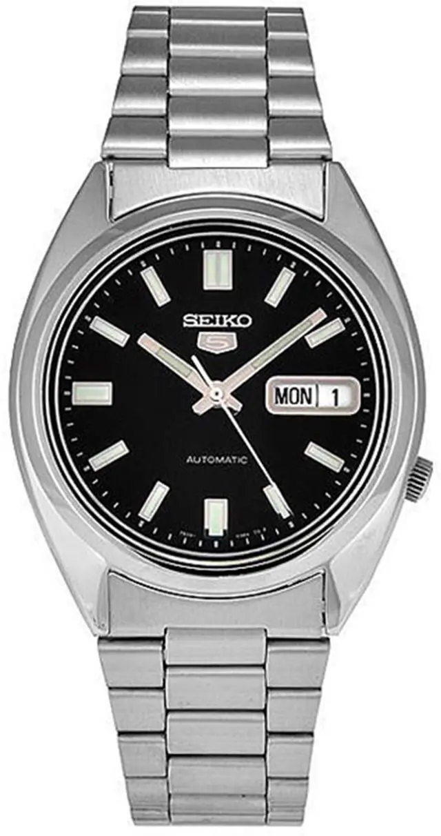 Alt view image 5 of 8 - Seiko Men's Automatic Charcoal Dial Stainless Steel