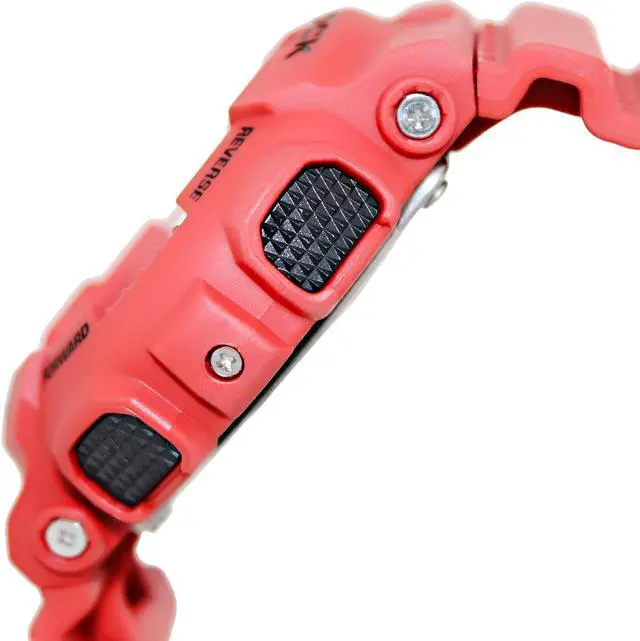 Alt view image 2 of 18 - Casio Mens XL G-Shock - Ana-Digi - Red Design - Black Negative Digital Display