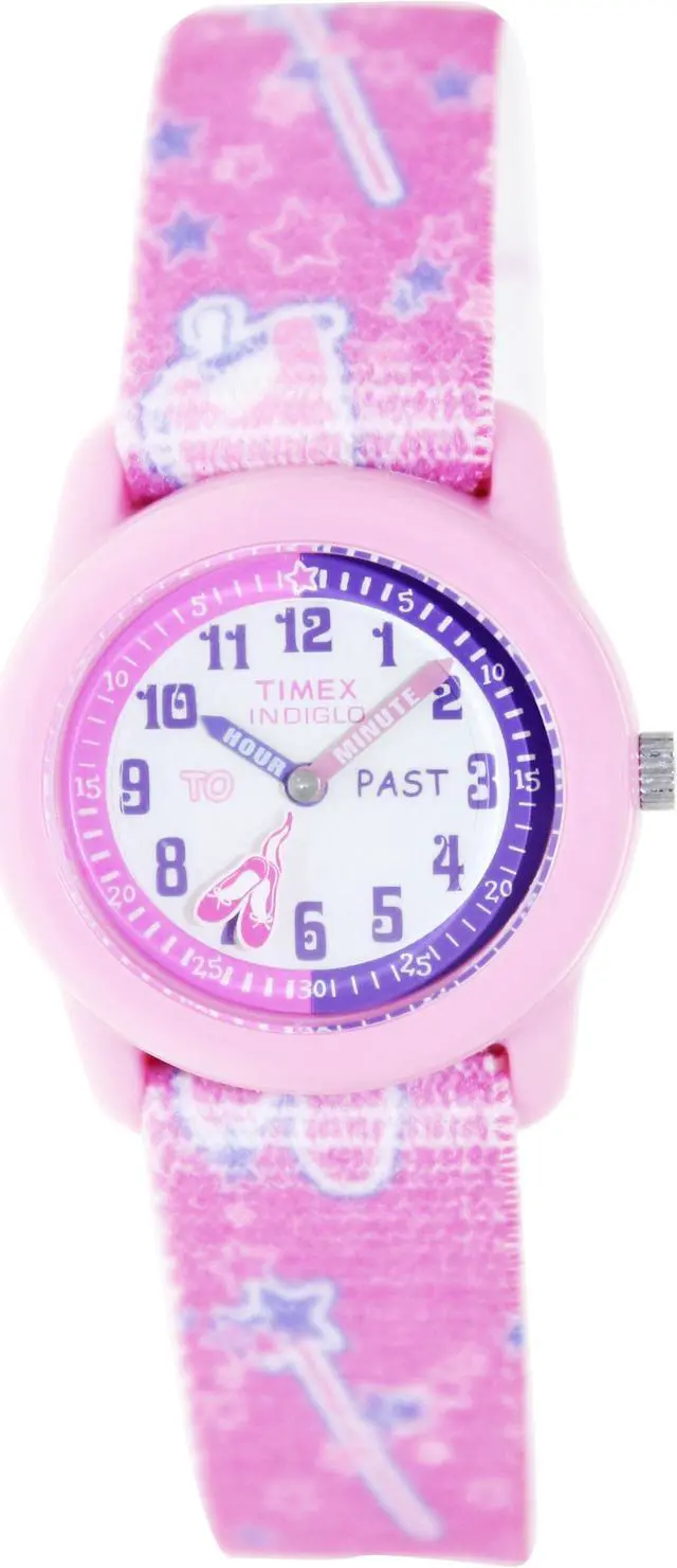 Alt view image 4 of 18 - Timex Analog Youth Watch - Kidz Analog | Pink Case with Ballerina Design